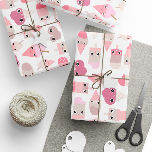 Boho Ice Cream Wrapping Paper